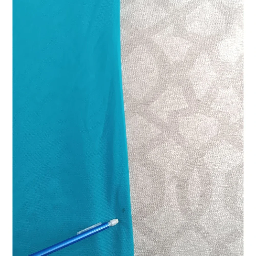 Tommy Bahama Turquoise V Neck Short Sleeve‎ Tunic Dress Size M Nylon Spandex